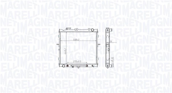 Radiateur Magneti Marelli 350213181700