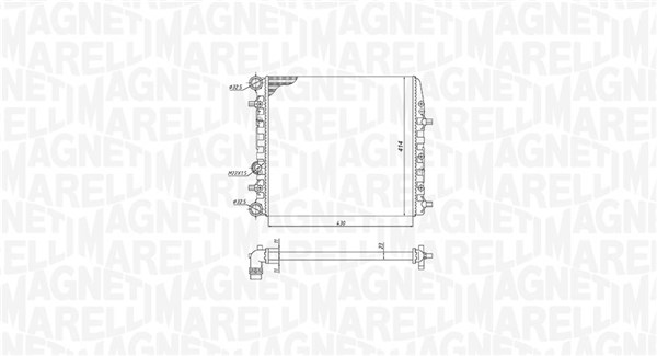 Radiateur Magneti Marelli 350213184600