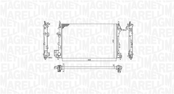 Magneti Marelli Radiateur 350213185700