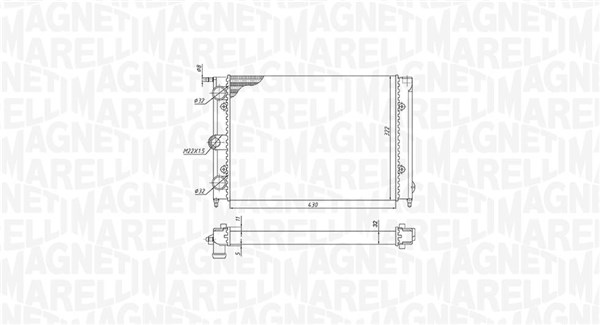 Magneti Marelli Radiateur 350213187300
