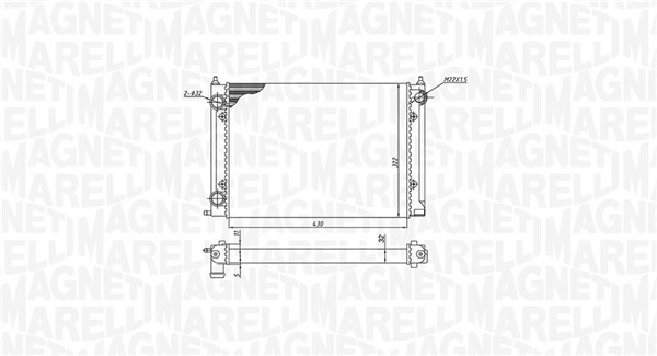 Magneti Marelli Radiateur 350213187400