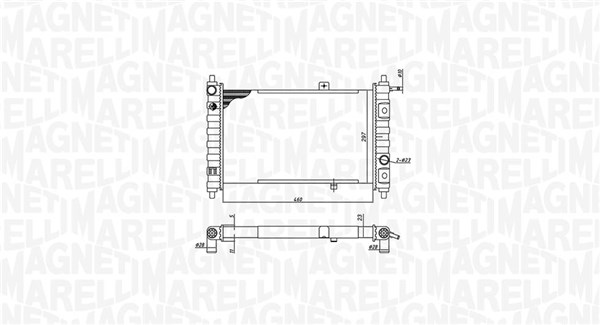 Radiateur Magneti Marelli 350213188200