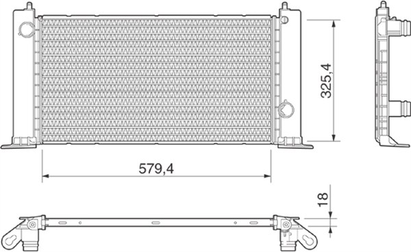 Radiateur Magneti Marelli 350213189000