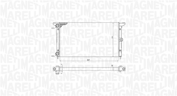 Radiateur Magneti Marelli 350213190100