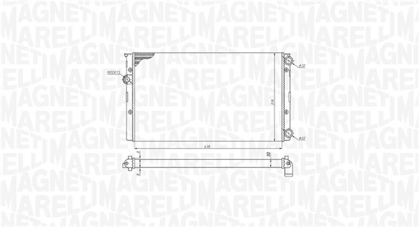 Radiateur Magneti Marelli 350213191100