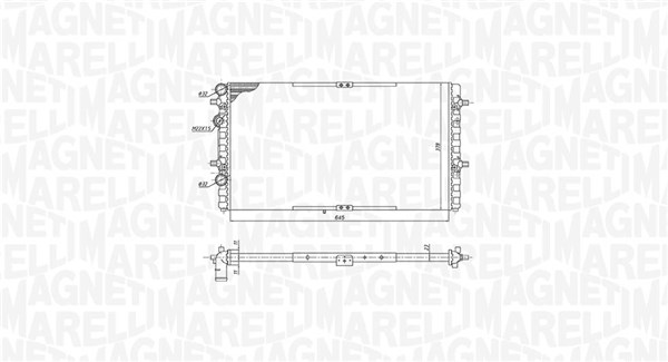 Magneti Marelli Radiateur 350213191400