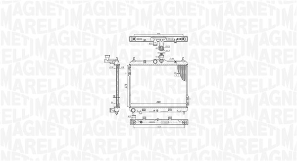 Magneti Marelli Radiateur 350213192200