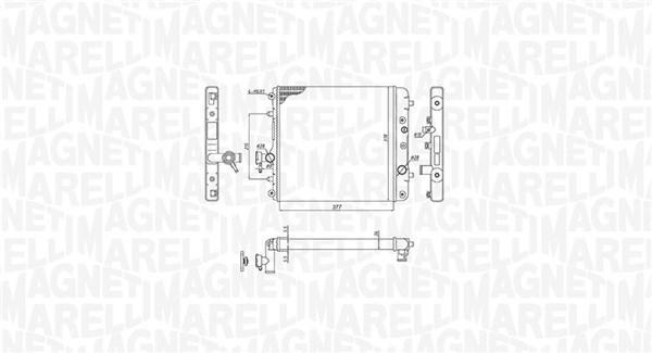 Magneti Marelli Radiateur 350213193100