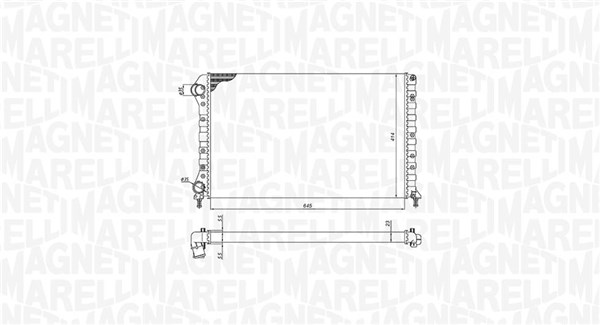 Magneti Marelli Radiateur 350213194400