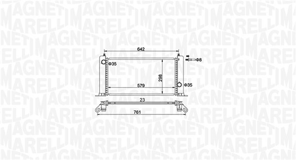 Magneti Marelli Radiateur 350213194500