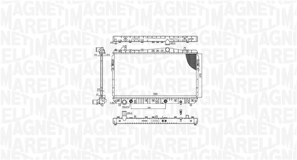 Magneti Marelli Radiateur 350213197500