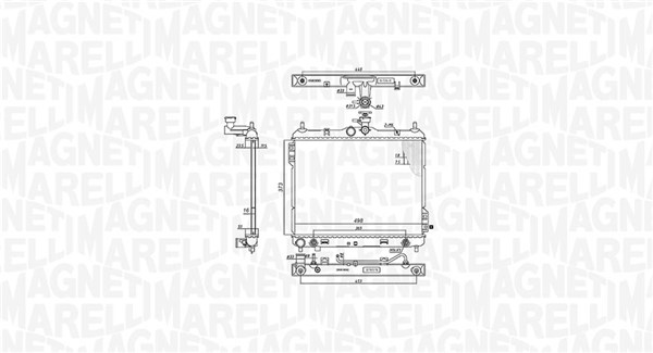 Magneti Marelli Radiateur 350213197700