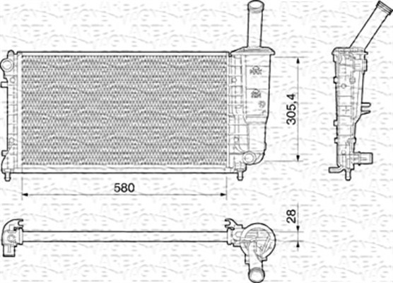 Radiateur Magneti Marelli 350213197000