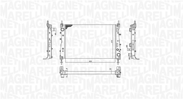 Magneti Marelli Radiateur 350213199100