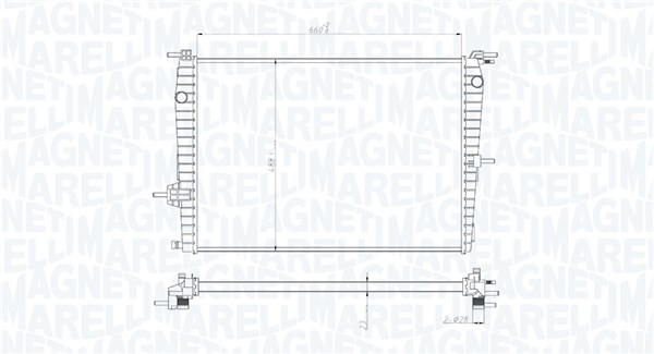 Magneti Marelli Radiateur 350213199300