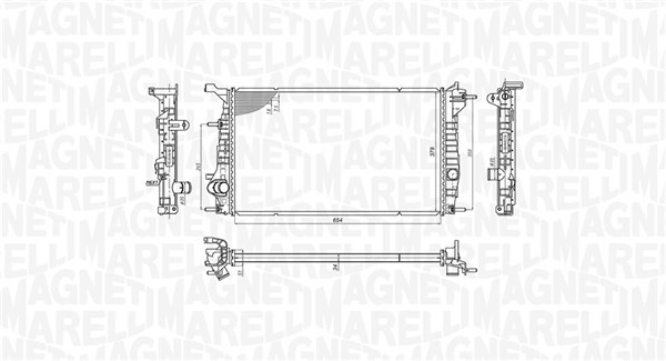 Magneti Marelli Radiateur 350213200600