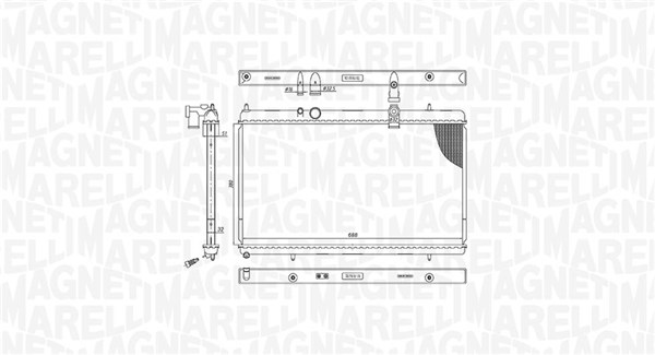 Radiateur Magneti Marelli 350213200900