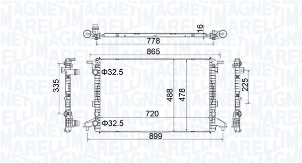 Radiateur Magneti Marelli 350213201900