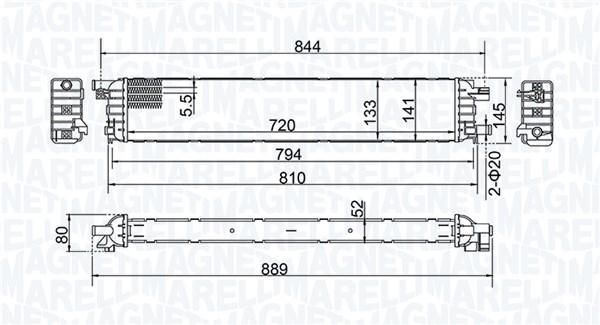 Radiateur Magneti Marelli 350213202100