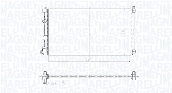 Radiateur Magneti Marelli 350213209500