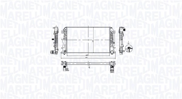 Radiateur Magneti Marelli 350213212600