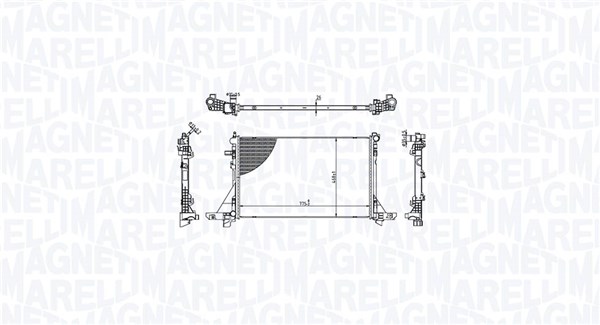 Radiateur Magneti Marelli 350213213300