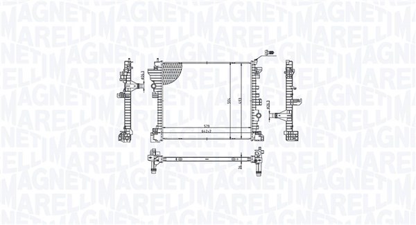 Radiateur Magneti Marelli 350213214300