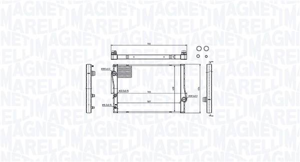 Radiateur Magneti Marelli 350213214700