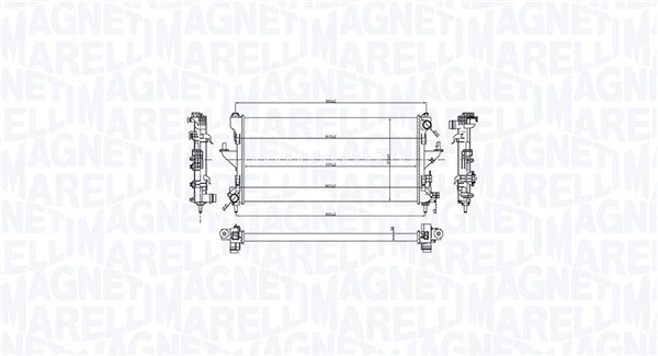 Radiateur Magneti Marelli 350213216600