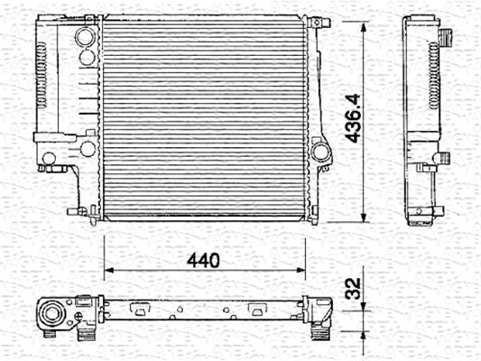 Radiateur Magneti Marelli 350213218000