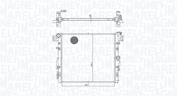 Radiateur Magneti Marelli 350213221600