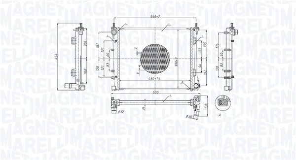 Radiateur Magneti Marelli 350213221900