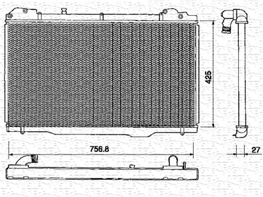 Radiateur Magneti Marelli 350213378000