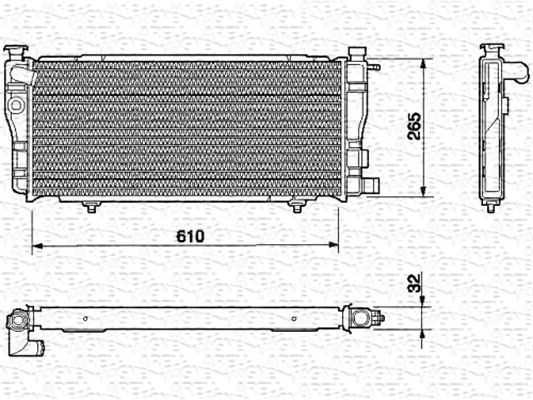 Radiateur Magneti Marelli 350213604000