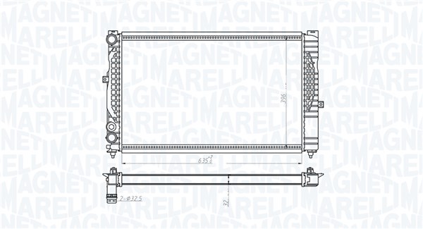 Radiateur Magneti Marelli 350213712000