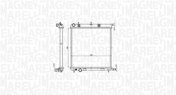 Radiateur Magneti Marelli 350213819000