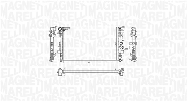 Radiateur Magneti Marelli 350213955000