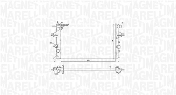 Magneti Marelli Radiateur 350213970000