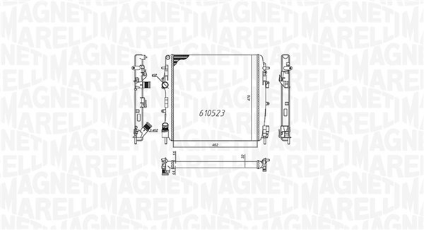 Magneti Marelli Radiateur 350213995000