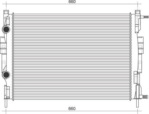 Radiateur Magneti Marelli 350213997000