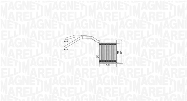 Magneti Marelli Kachelradiateur 350218425000