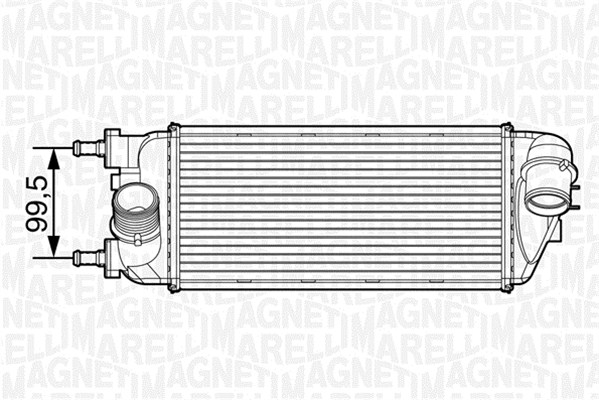 Interkoeler Magneti Marelli 351319201500