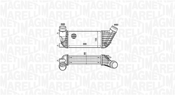 Interkoeler Magneti Marelli 351319204260