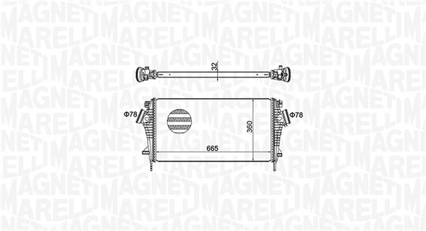 Interkoeler Magneti Marelli 351319204440