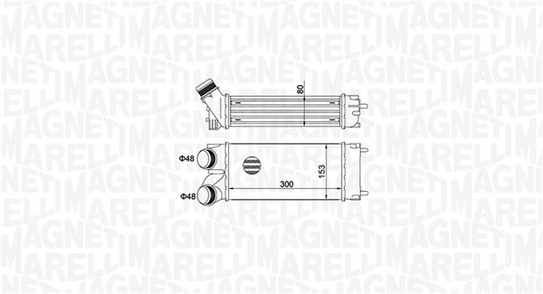 Interkoeler Magneti Marelli 351319204670