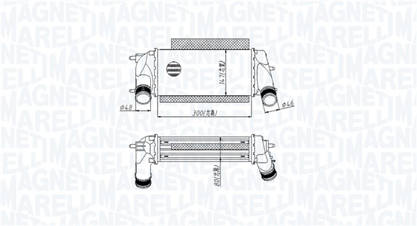 Magneti Marelli Interkoeler 351319205490