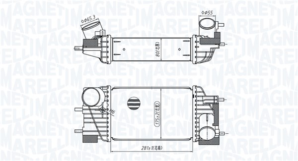 Interkoeler Magneti Marelli 351319205820