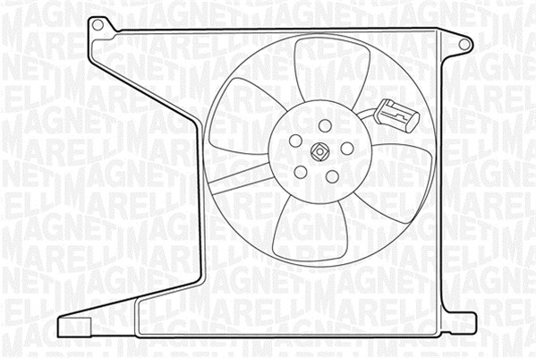 Ventilatorwiel-motorkoeling Magneti Marelli 069422208010