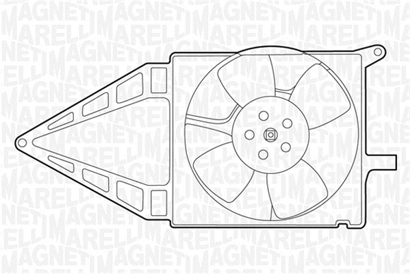 Ventilatorwiel-motorkoeling Magneti Marelli 069422210010