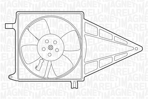Ventilatorwiel-motorkoeling Magneti Marelli 069422211010